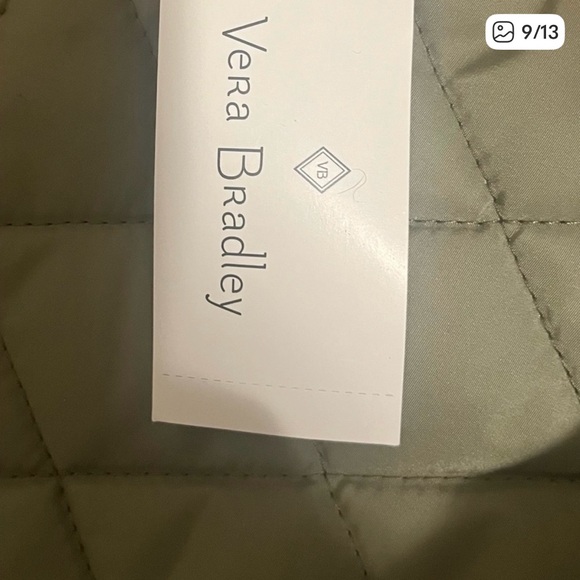 Vera Bradley Ultralight Quilted Crossbody Bag in Sage NWT - Picture 13 of 13